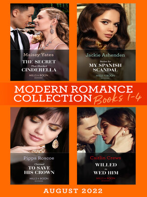 cover image of Modern Romance August 2022 Books 1-4
